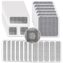 Customizable Repair Kit for Window and Door Screens, Waterproof Fiberglass 22 Pieces, Instant Repair Solution Heavy Duty Tape