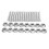 Bolt Stud Hardware Kit for Exhaust Manifold, Direct Replacement Exhaust Manifold Bolt Stud Hardware, Securely Fasten for Improved Engine Performance, 1