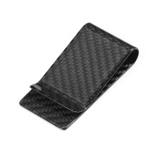 Slim Money Clip Wallet, Durable Carbon Fiber Credit Card Holder for Men, Elegant Design for Everyday Carry