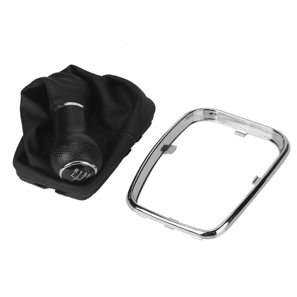 Gear Shift Knob Gaiter Boot Pu Leather 5 Speed Manual Compatible With Vw Golf Bora Jetta Mk4 Durable Corrosion Resistance Easy Installation Upgrade 9009791455212
