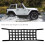 Rede de carga universal para Jeep Wrangler, rede de teto flexível tipo rede, resistente e fácil de instalar e guardar. 4