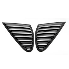 Super Mat raamlamellen voor Dodge Challenger, achterruit- en zijruitlamellen compatibel met modellen van 2008-2024, ABS zwarte zonneschermhoes voor
