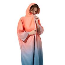 Microfiber Changing Robe for Surfing Swim, Chic Functional Designs Multi-Season Comfort Towel Poncho with Zipper, Sunshield Lightweight Portable for B