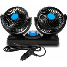 Autoventilator met 360 graden kantel- en draaifunctie, zorgt voor directe verkoeling voor bestuurder en passagiers, clipventilator met zelfklevende