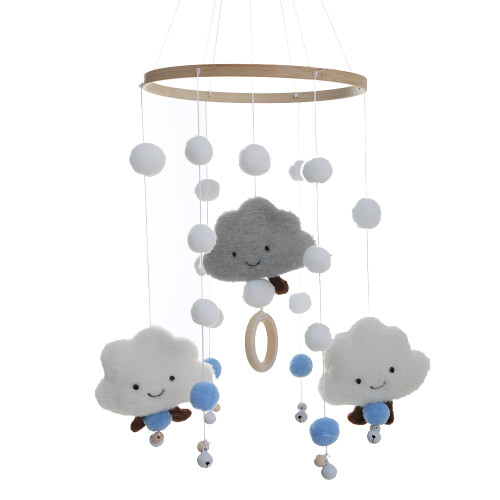 Portable Baby Mobile, Unique Eco-Friendly Decor For Visual Stimulation