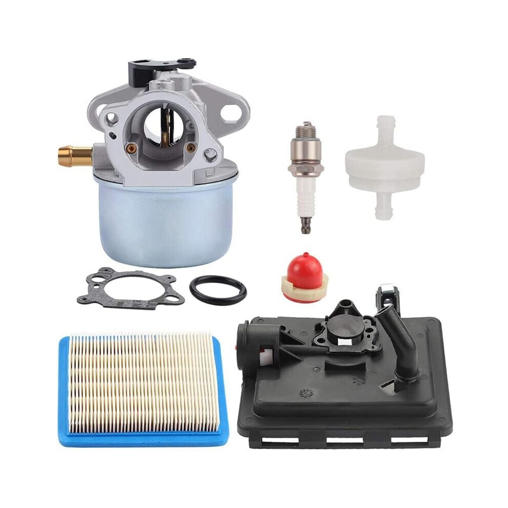 Pre-Adjusted Carburetor For Briggs & Stratton 122000 Series, Small Engine Carburetor With Primer System For 4 Cycle Lawn Mower, Walk Behind Lawn 9433291076743