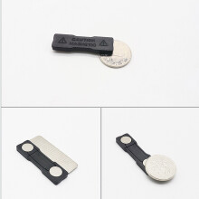 Accesorios para uniformes, fuertes portatarjetas magnéticos, fácil fijación para una sujeción segura de la tarjeta, sujetadores de tarjetas de
