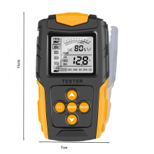 Testador de Bateria Automotiva 12V/24V, Analisador de Bateria Inteligente com Visor LCD de Fácil Leitura e Medição de SOH, SOC e CCA, Ferramenta
