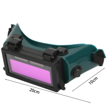 Selbstverdunkelnde Schweißerbrille, solarbetriebene Schweißer-Augenmaske mit selbstverdunkelndem Filter, einstellbarem UV-Schutz für Baustellen