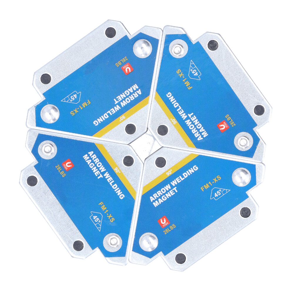 Welding Magnetic Holder For Metal Fabrication, Multi Angle Magnetic Welding Holder With 28Lbs Holding Power, Strong Magnetic Clamps For 45 90 135 9128293328869