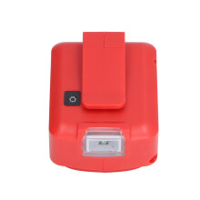Lampe de travail LED réglable, adaptateur USB pour batterie au lithium à charge rapide et double chargeur USB pour activités domestiques et