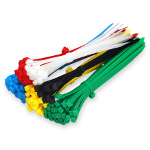 Confezione di fascette per cavi resistenti, adatte a molteplici applicazioni, fascette flessibili e resistenti in nylon riutilizzabili, 66 fascette