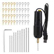 Kit de brocas para tareas de perforación de precisión, taladro eléctrico de fácil manejo, diseño portátil para la fabricación de joyas de