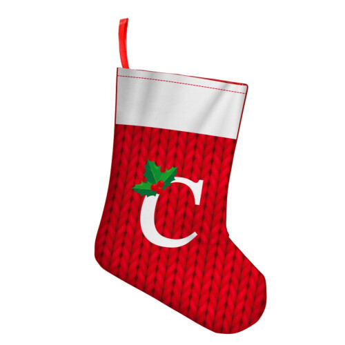 Weihnachtsstrumpf, Weihnachtsbaumdekoration, Feiertagsparty,-C