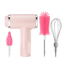 Uitgebreide elektrische zuigflesreiniger 12 inch flexibele-Roze