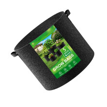Breathable Plant Grow Bags 4Pack 5Gallon HeavyDuty Nonwoven Thickened Material Gardening Containers For Root Development