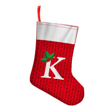 Weihnachtsdekoration zum Aufhängen, Socke, weiches Tuch,-K