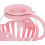 Popcorn Maker 2.25 Quart Borosilicate Glass Microwave Popcorn Bowl Pink 5