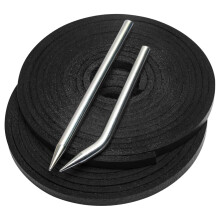 4Pcs Baseball Glove Lace Kit Portable Kit Includes 2 Leather Laces 2 Lacing Needles For Catcher