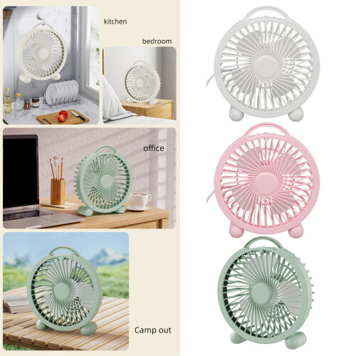 Ventilateur de bureau de puissance USB ventilateur de-Blanc 2