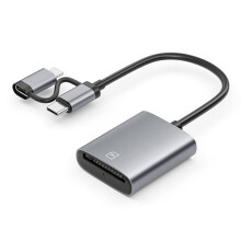 Aluminium-MS-Kartenleser mit zwei Steckplätzen für Phone Pad