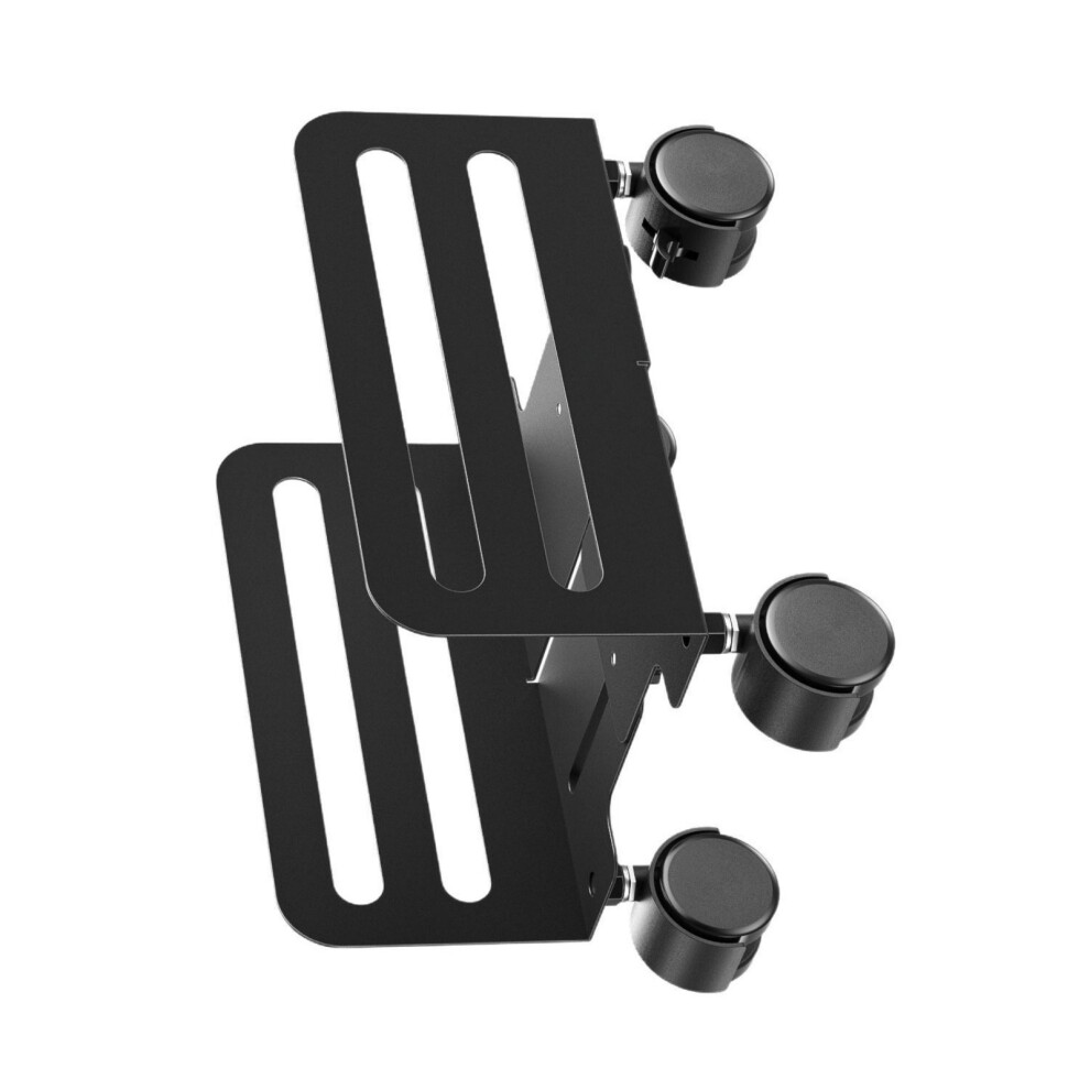 Mobile Cpu Stand Heavy Duty Steel Adjustable Width Rolling Cart 7732000434785