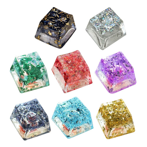 Resin OEM Keycap for Mechanical Keyboards Backlight-Silver 1