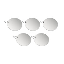 Anpassbare runde Anhängeetiketten aus Edelstahl mit-30mm