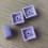 8Pcs PBT+PC Keycaps Cheey Profile 1U Keycap Set for-White 6