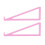 Support de clavier mécanique ergonomique, support-Rose 1