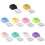 8Pcs PBT+PC Keycaps Cheey Profile 1U Keycap Set for-White 3