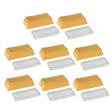 8Pcs Creative Keycap Original Profile 2U PBT Key Cover-Turmeric
