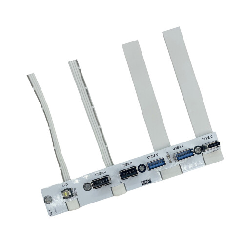 USB3.0-Frontplatte IO-Panel 2-Port USB3.0+2-Port-Weiß