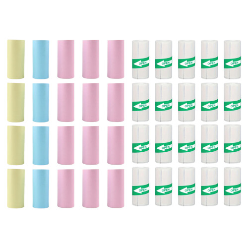 Thermisch printerpapier voor doe-het-zelf-labels 20 rollen-Wit 2