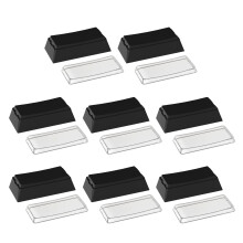 8Pcs Original Profile 2U No Engraveds PBT Blank Keycap-Black