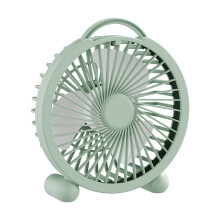 Mini ventilateur de bureau USB avec corps en plastique-Vert