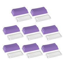 8Pcs PBT Blank Keycap Original Profile 2U Gaming Keycap-Purple