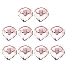 10Pcs Transparents PC Keycaps Mechanical Keyboards Keycaps-Pink