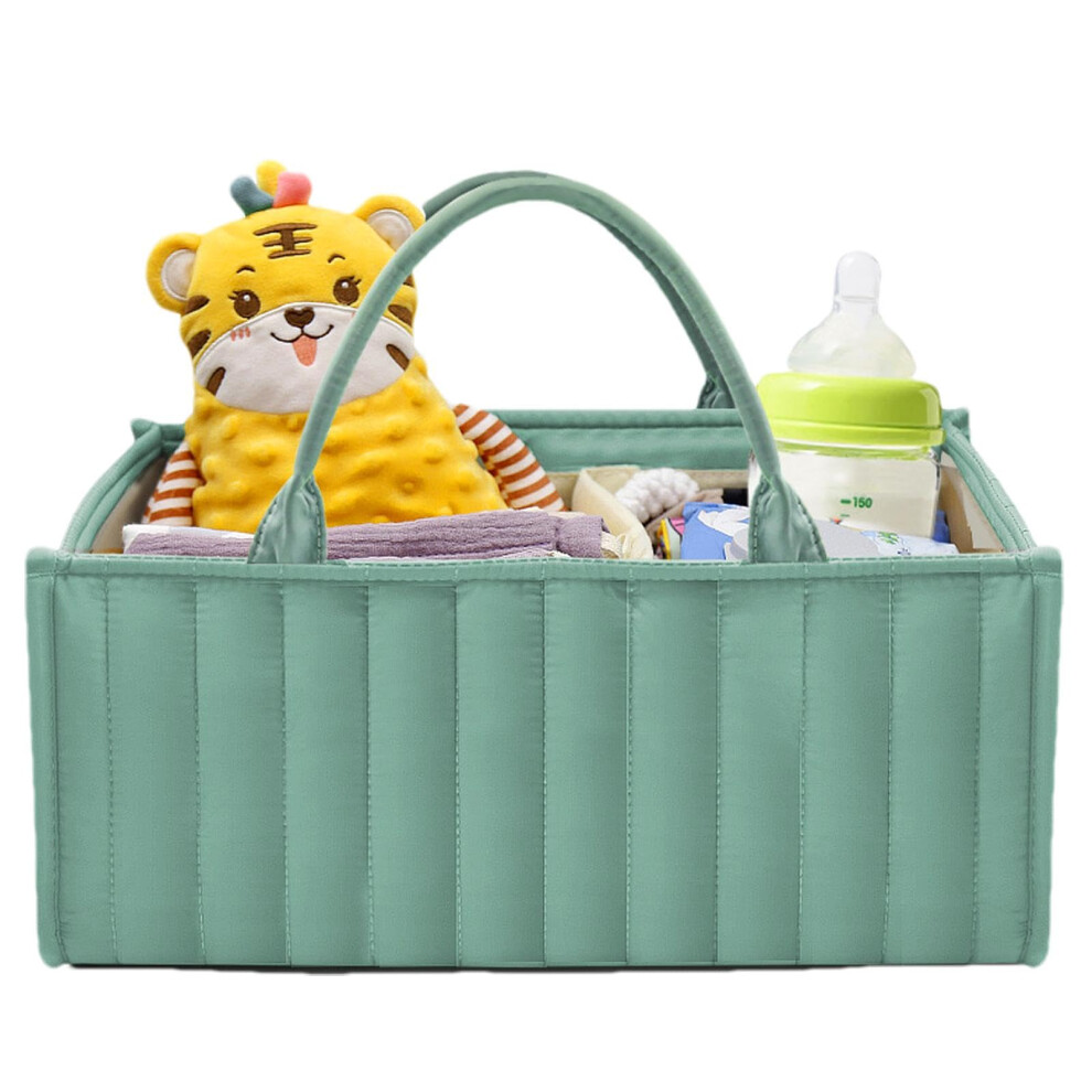 Diaper Basket Foldable Baby Shower Diaper Organizer Travel Diaper Container For Nursery