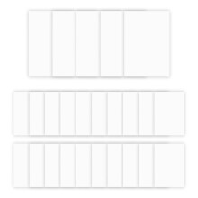 Smooth Surfaces Lasers Engraving Cardstock Sheets for-White