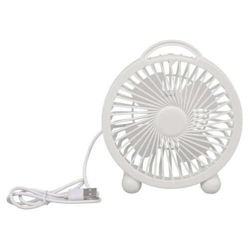 Ventilateur de bureau de puissance USB ventilateur de-Blanc
