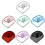 Full 10key Set Transparents Layer MX Compatible Keycaps-Blue 2