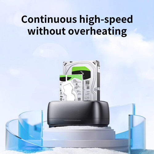 Hard drive Dock Double Slot USB3.0-Standard style USB interface 2