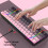 Spill Resistant Wireds Keyboards 68 Key Frame 25-Gradient pink 6