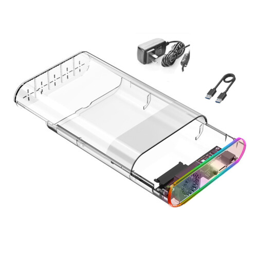 Transparent External Hard Disk Case TypeC3.1 Fast Data Transfer