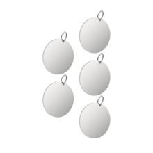 Customizable Stainless Steel Round Hangtags Supports-30mm