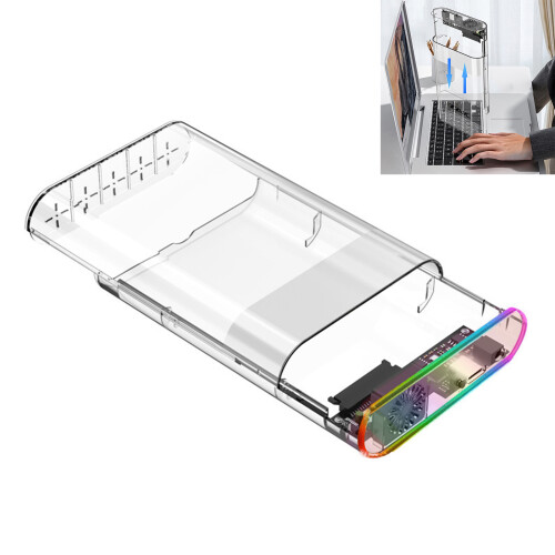 Transparent External Hard Disk Case TypeC3.1 Fast Data Transfer 1