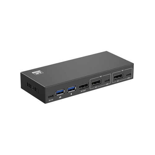 2 Port  USB3.0 KVM Switcher For PC Keyboards Mouse Printer