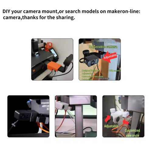 Module de caméra ABS universel pour imprimantes 3/K3C/K3M/K3MC, 1