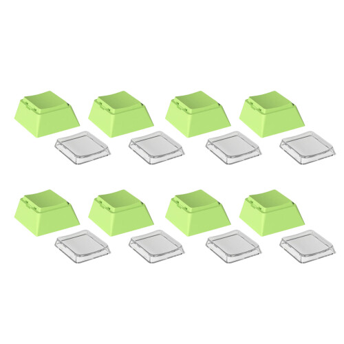 Jeu de capuchons de touches de hauteur originale, 8-Vert clair